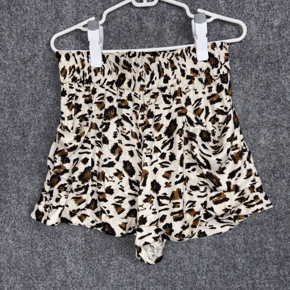 Show Me Your MUMU Disilvio Shorts Womens Size M Oasis Cheetah
